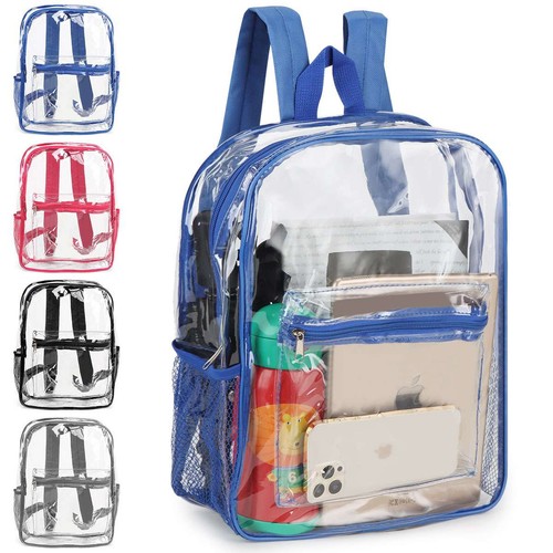 Clear backpack pvc - backpack,