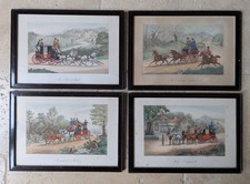 Série de 4 Lithographies