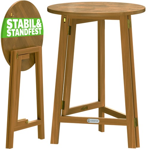 Table haute pliable - , bois