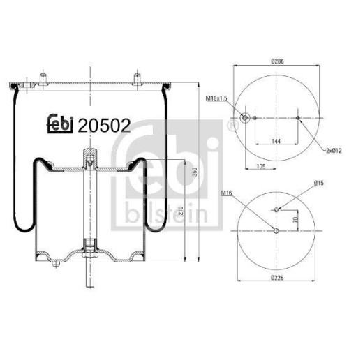 Soufflet suspension - de,
