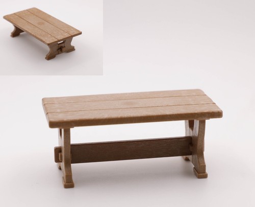 Playmobil table longue bois - playmobil, en