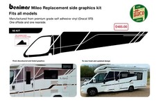 Benimar Mileo, motorhome replacement graphics kit V2 (pair) 