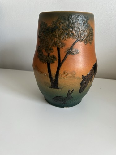 Vase art nouveau céramique - nouveau,