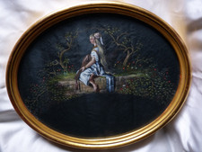 Tableau cadre médaillon