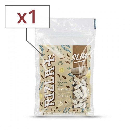 Filtres slim rizla natura - natura, x1