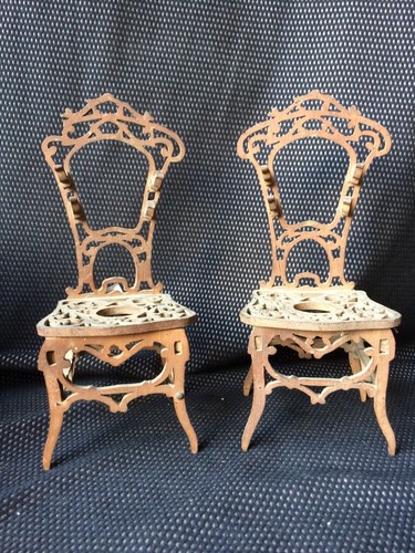 Paire chaises bois - chaises, en