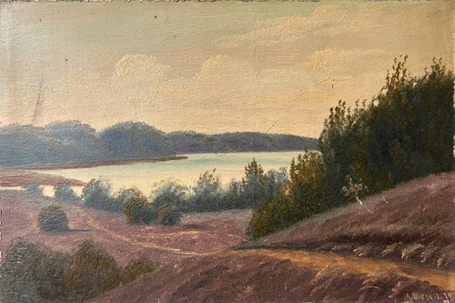 Peinture huile 1918 - À,