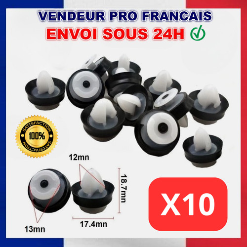 X10 clips fixation garniture - x10,