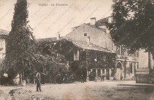 1916 THIRD La Piazzetta Alessandria Udine Cartoon Postcard