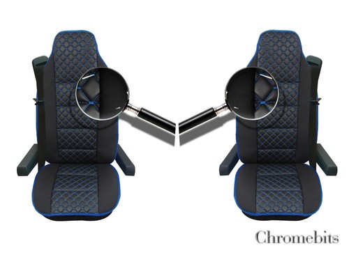 Premium noir simili cuir - noir, &