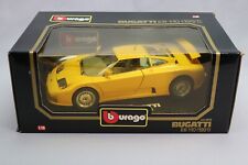 LJ357 BURAGO 3045 1/18 1:18 Bugatti EB 110 1991 Yellow Car