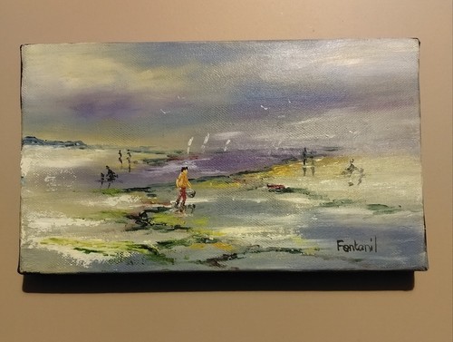 Huile sur toile - sur, signé