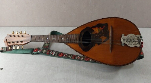 Ancienne petite guitare luth - , /