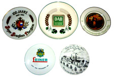 5 Brauhaus Pforzheim DAB Dortmund Oberbrau Leiner Euler German Brewery Plates
