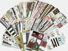 HUGE LOT [125 SHEETS] Set B [SIMPLE STORIES] SCRAPBOOK PAPER  (Save 80%)