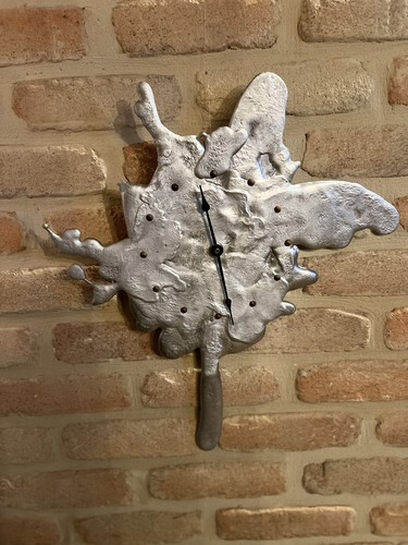 Horloge pendule aluminium - pendule, en