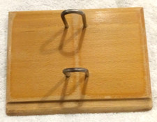 Porte Calendrier en Bois de Chêne ou de Hêtre Ustensile de Bureaux TBE