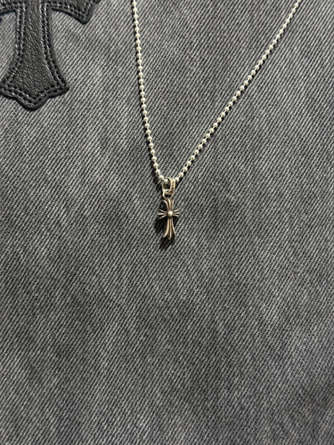 Chrome hearts baby fat cross - chrome,