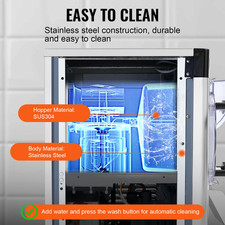 VEVOR Sorbetière Commerciale Turbine À Glace Sorbets Yaourts Crème Glacée 12 L/H