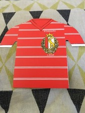 Ancien Autocollant Mini Maillot Foot Liege Standard Annee 80 Fan Club Collector