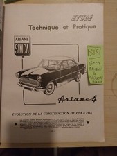 REVUE TECHNIQUE Simca Ariane 4