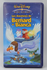 cassette vidéo vhs K7 - Les aventure de Bernard et Bianca Disney