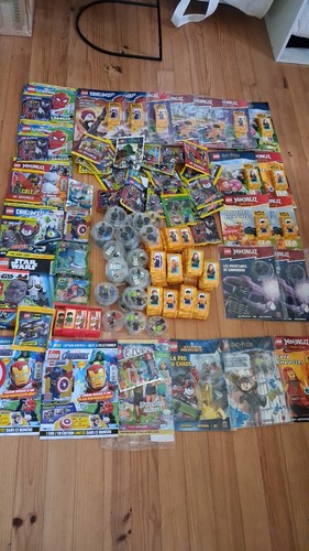 Lego 130 personnages magazines - lego,