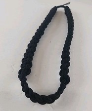 US Marine Corps Fourragere Black  Dress Uniform Shoulder Cord.