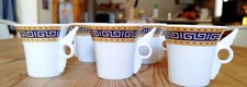 Lot 5 Belles Tasses Style Rosenthal Versace Tasse D'Espresso Très Bon État 