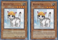 Yu-Gi-Oh! 2x Rescue Cat