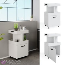 Bar maison Mini-bar Bar à boissons Kamber blanc Vicco