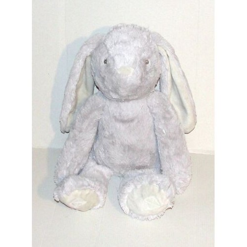 Doudou peluche lapin gris 40cm - doudou,