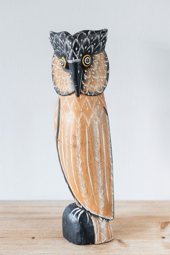 Grande statuette hibou - statuette,