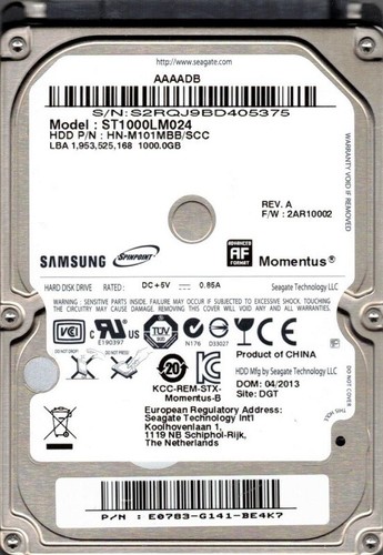 St1000lm024 m101mbb scc - st1000lm024, hn-m101mbb/scc