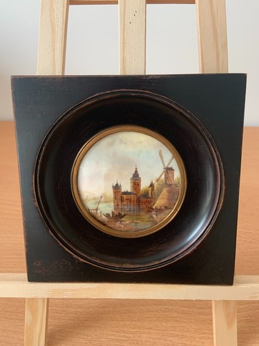 Peinture miniature ancienne - peinture,