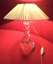 LAMPE en CRISTAL DE LORRAINE
