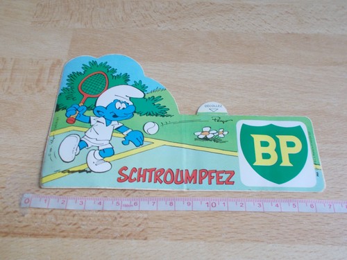 Autocollant schtroumpf - bp,