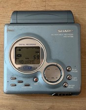 Lecteur PORTABLE MINIDISC REGORDER SHARP Model MD MT88H(BL) Bleu HS