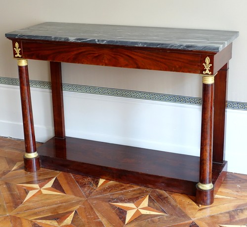 Console acajou boronze - acajou,