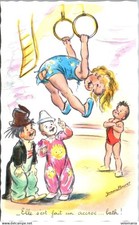 S22777 postcard illustrator Germaine Bouret "M.D Paris series no. 1206"