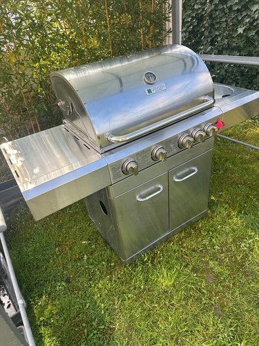 Barbecue gaz inox 4 - barbecue,