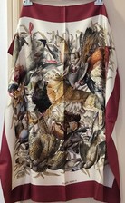 hermes vintage game or hunting scarf