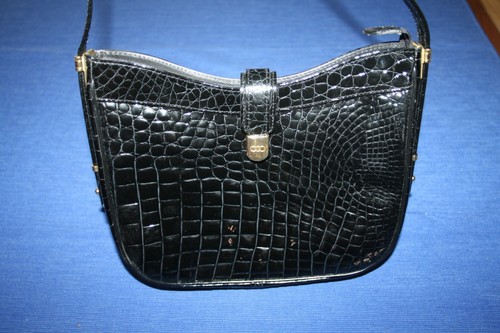 Sac main style croco - à,