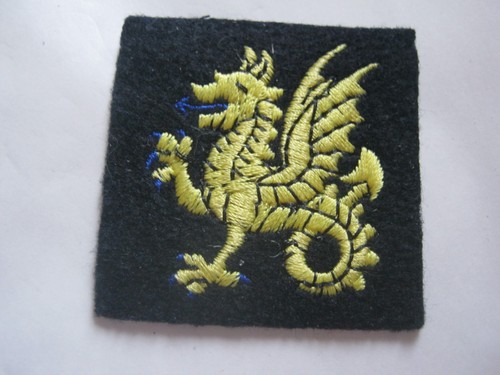 Ancien ecusson tissu commando - ancien,
