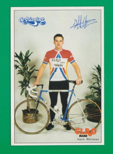 Cyclisme carte cycliste henk - carte,