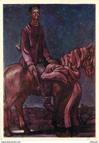 Postcard art painting - art,