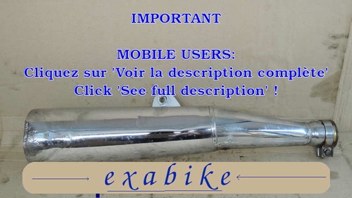 Silencieux droit pour yamaha - silencieux,