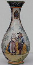 GRAND VASE ANCIEN EN FAIENCE