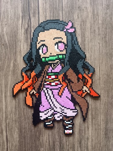 Pixel art nezuko kamado - nezuko,
