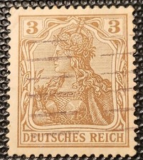TIMBRE ALLEMAND . DEUTCHES